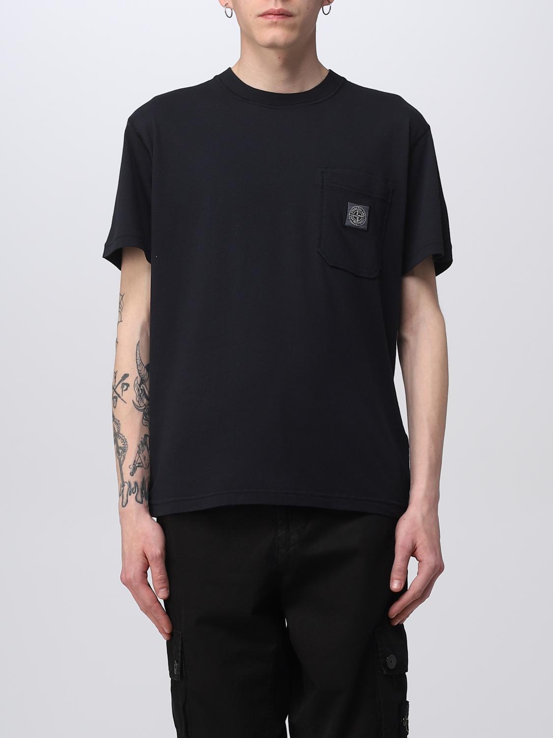 STONE ISLAND tshirt for man Blue Stone Island tshirt 101521957