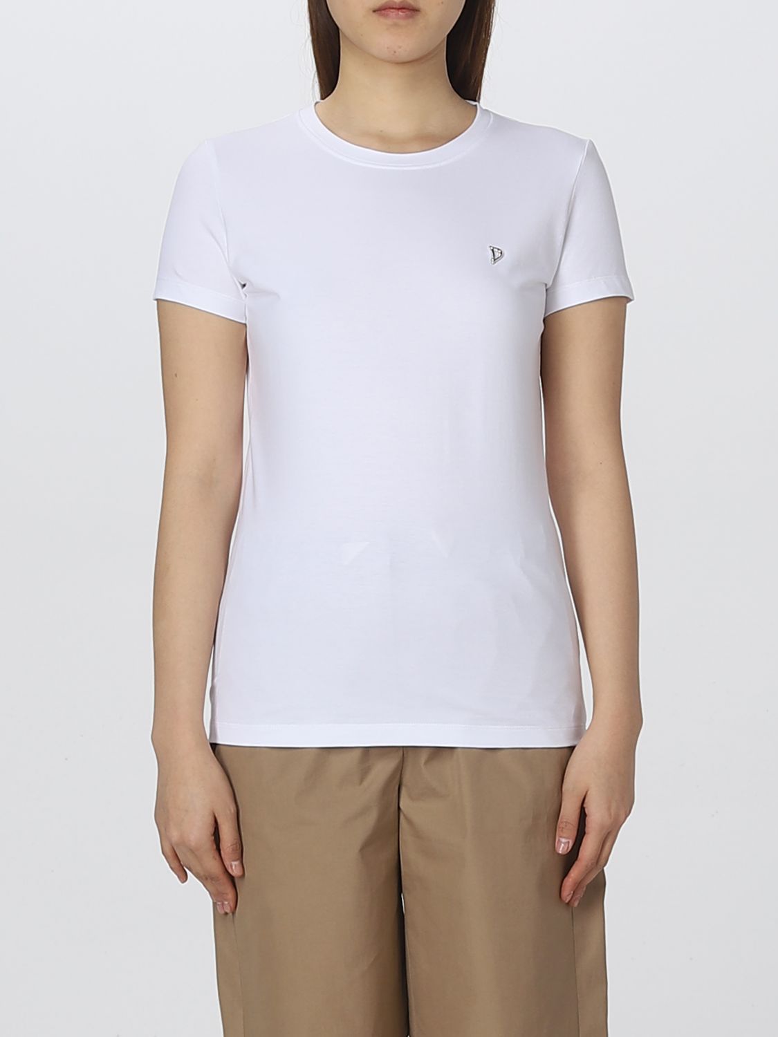 Dondup Cotton T-shirt In White