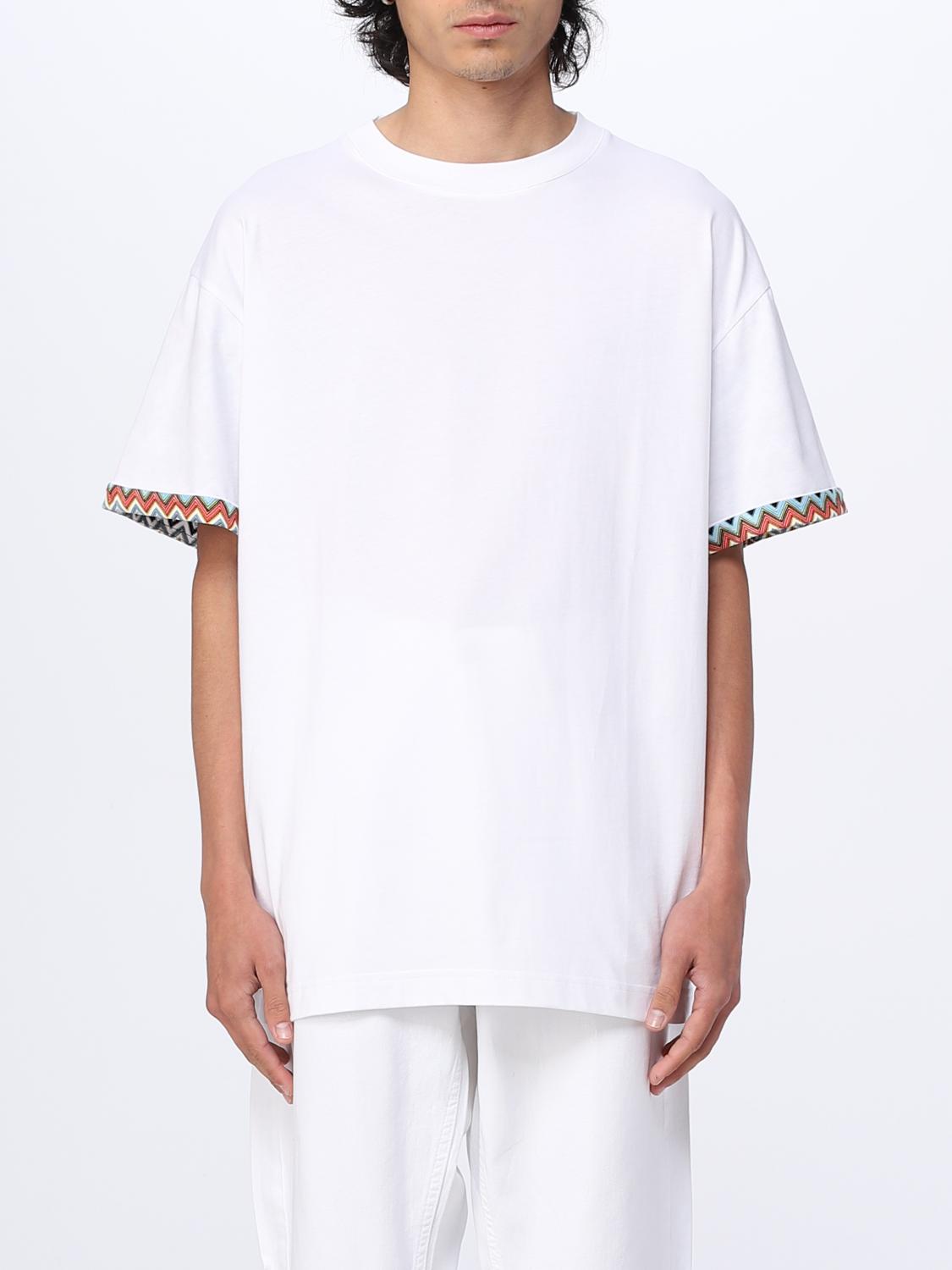 Missoni Zigzag-woven Polo Shirt In White