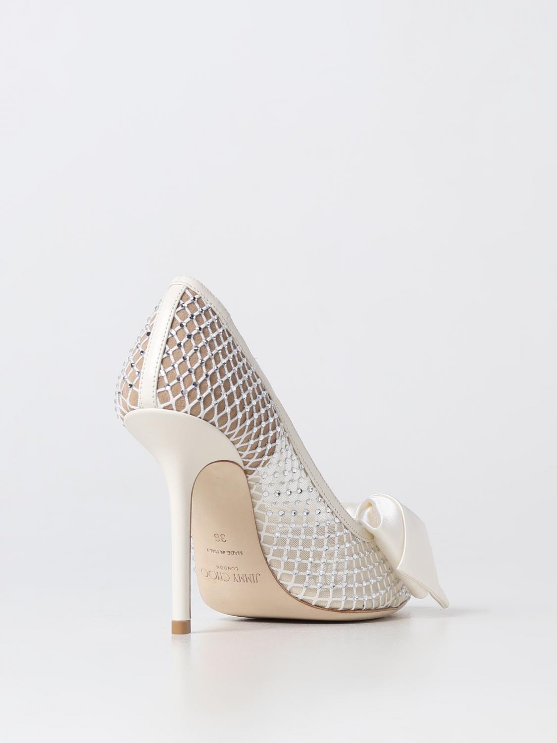 JIMMY CHOO pumps for woman Ivory Jimmy Choo pumps LOVE100BHR