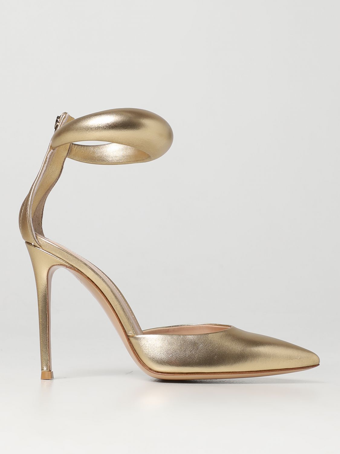 GIANVITO ROSSI: high heel shoes for woman - Rose Gold | Gianvito Rossi ...