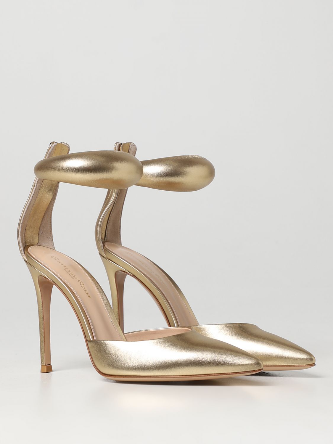 GIANVITO ROSSI: high heel shoes for woman - Rose Gold | Gianvito Rossi ...