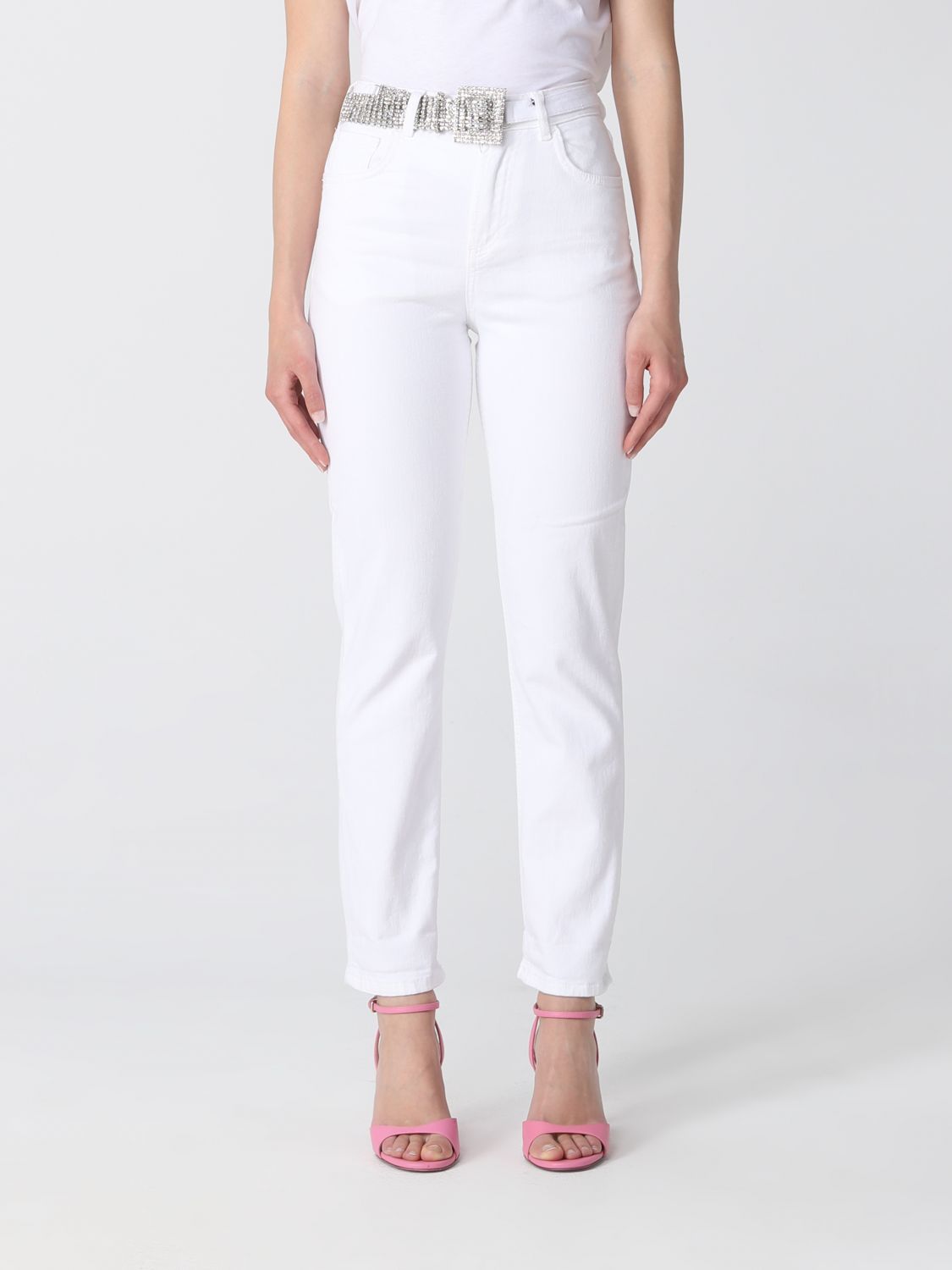 helpen Vroegst toilet LIU JO: jeans for woman - White | Liu Jo jeans UA3019D4391 online on  GIGLIO.COM