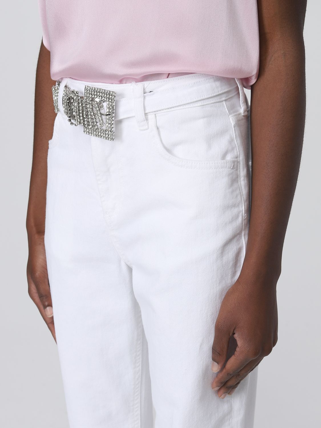 ondanks te binden bijnaam LIU JO: jeans for woman - White | Liu Jo jeans UA3019T4268 online on  GIGLIO.COM