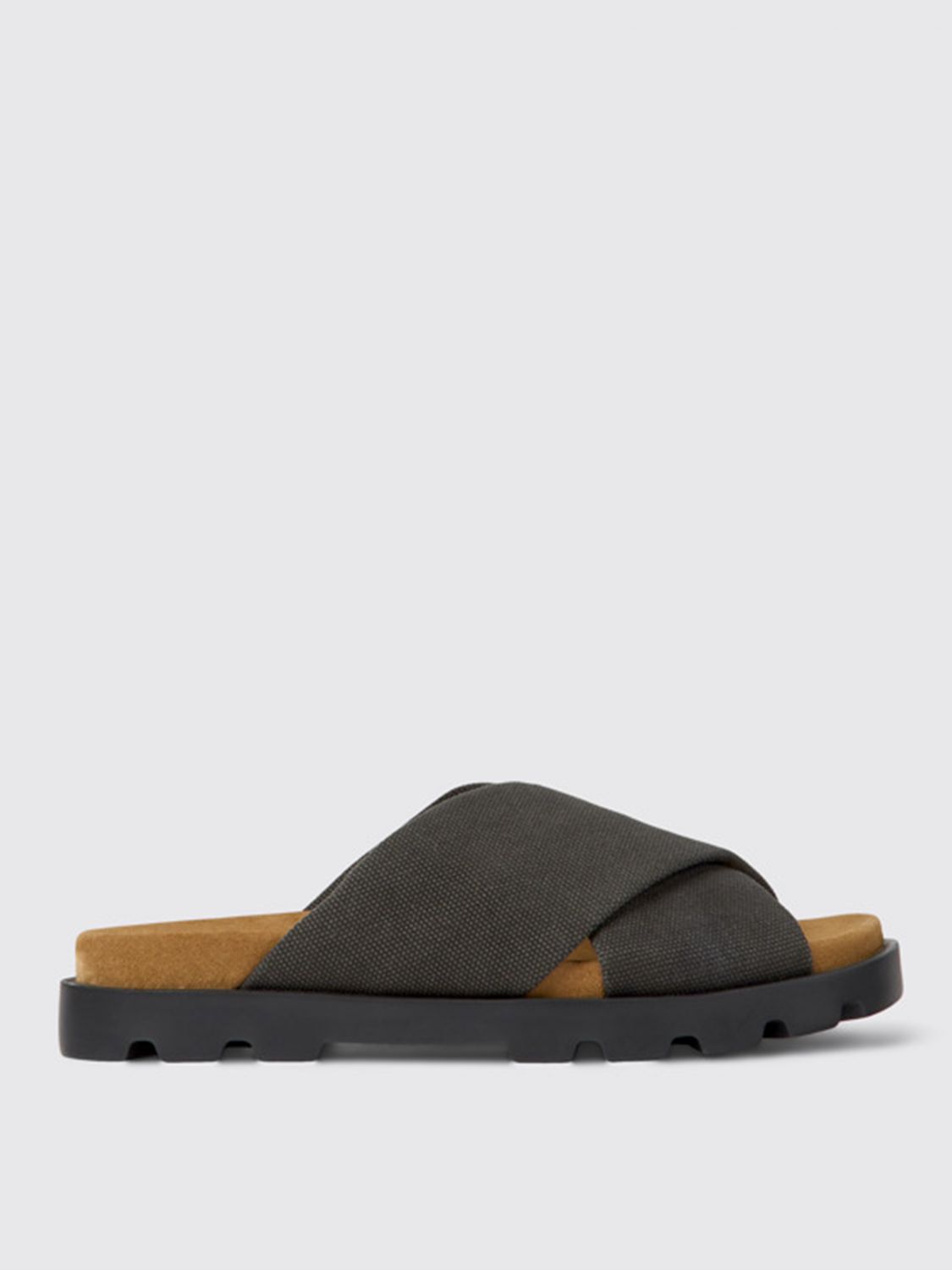 Camper Flat Sandals Woman Color Grey | ModeSens