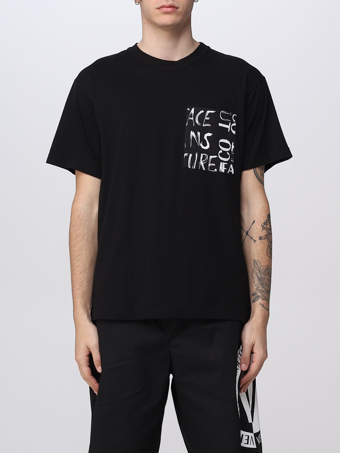 Versace Jeans Couture T-shirt  Herren Farbe Schwarz In Black