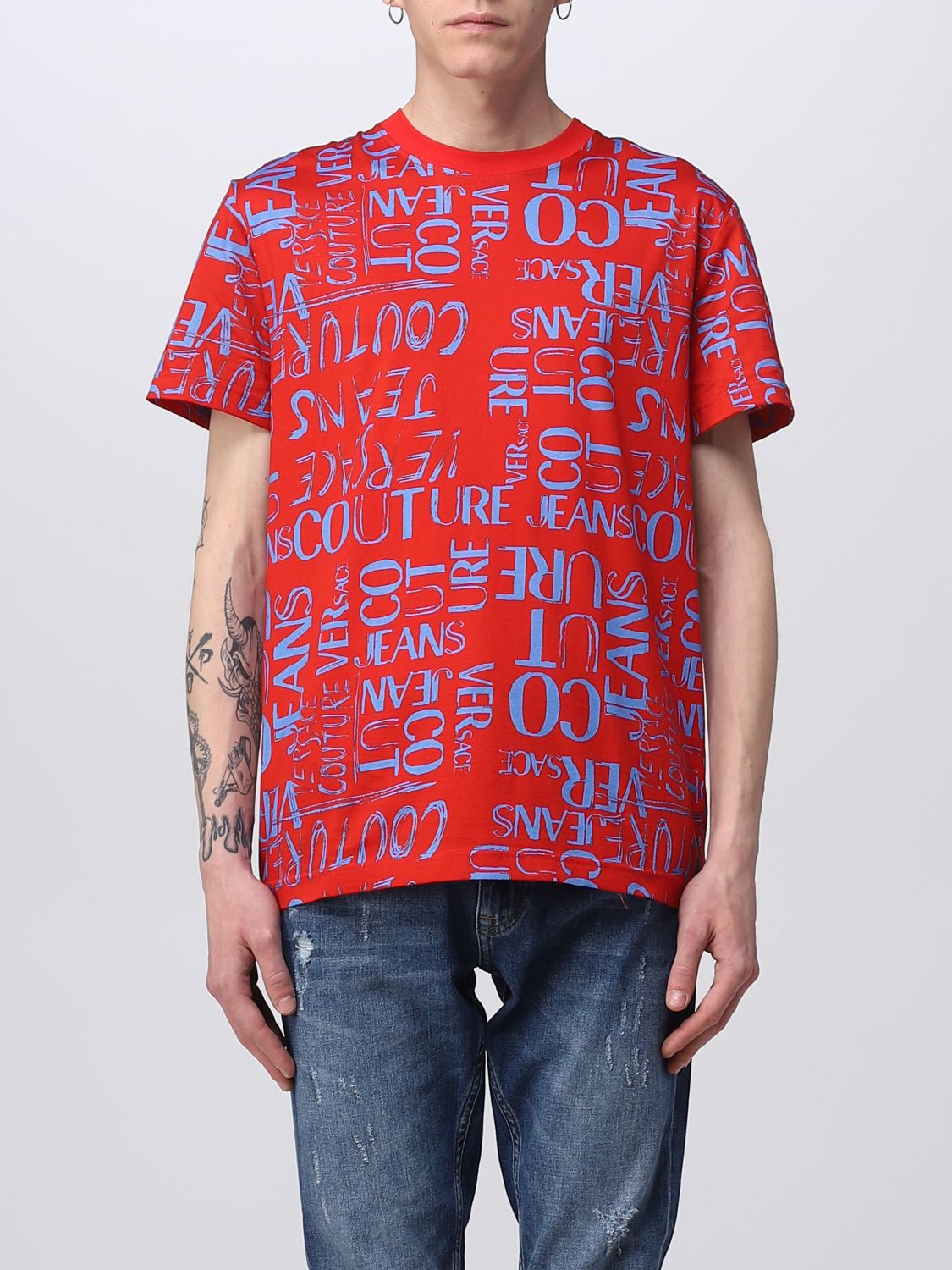 Versace Shirt in Red for Men