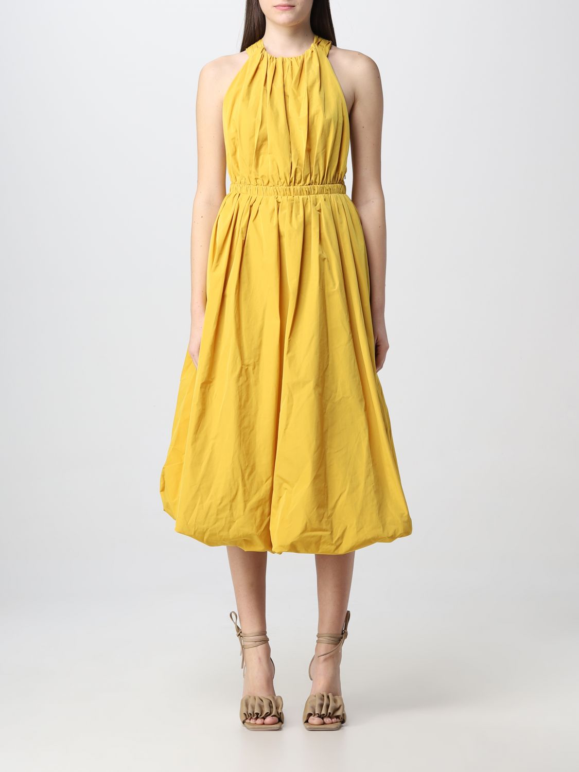 ULLA JOHNSON: dress for woman - Yellow | Ulla Johnson dress PS230191 ...