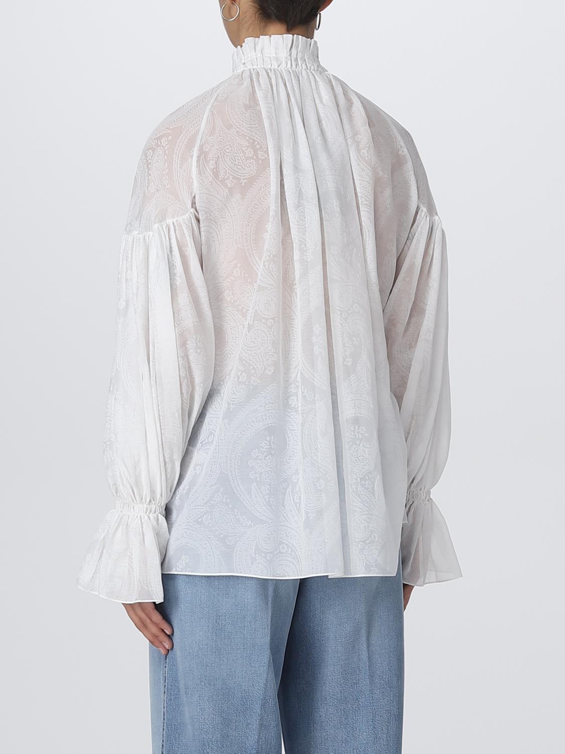 Camicia Etro: Camicia Etro in cotone e seta bianco 2