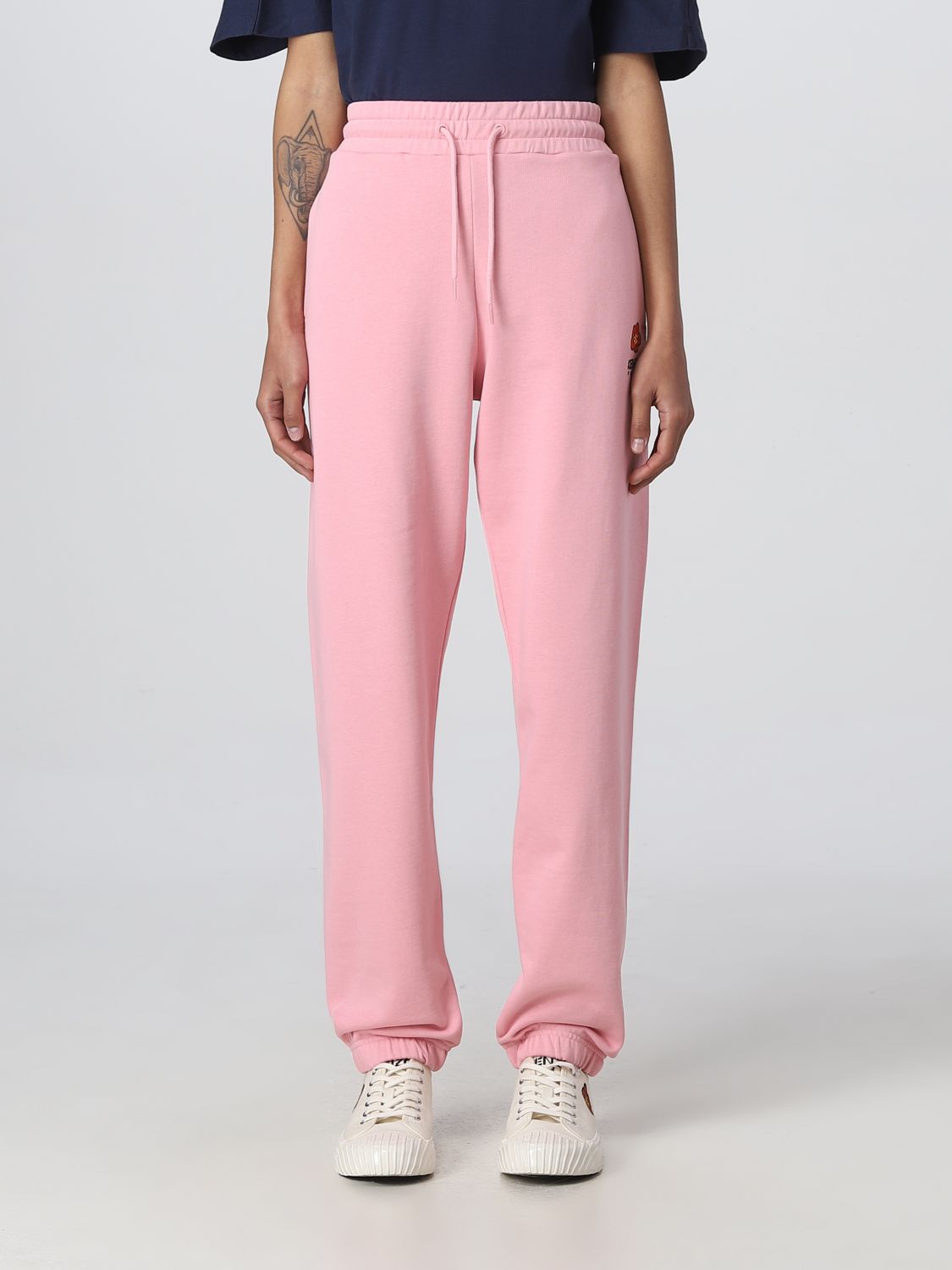 KENZO: pants for woman - Pink | Kenzo pants FD52PA7114MF online on ...