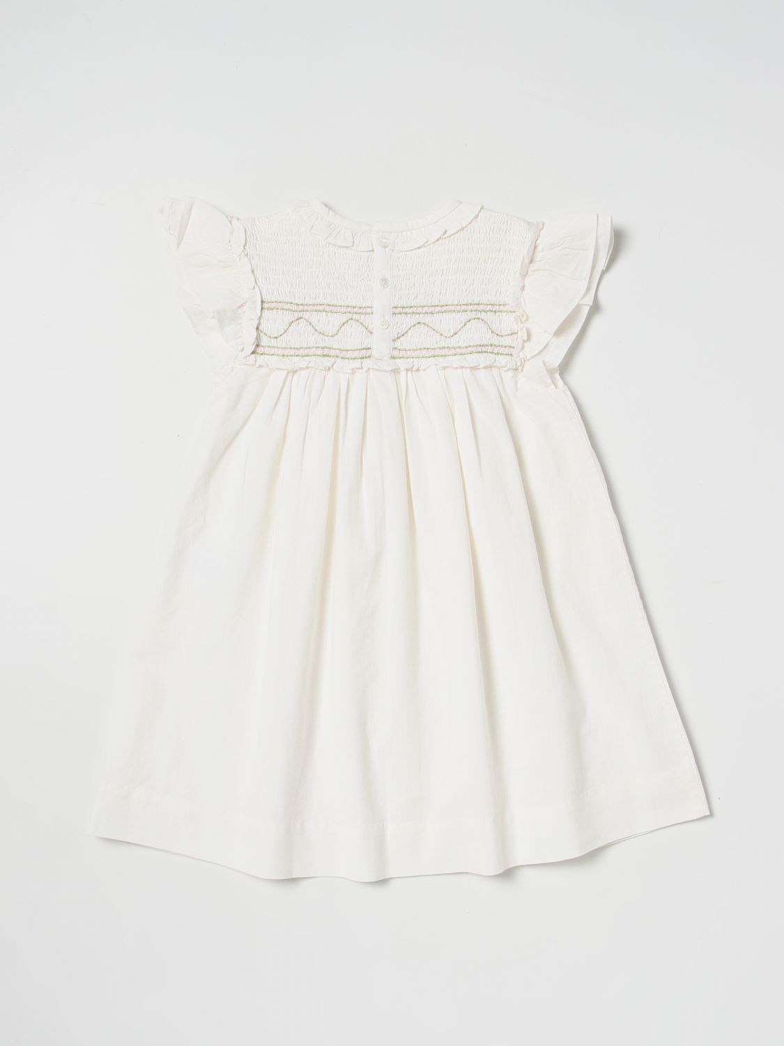 Kleid Bonpoint: Bonpoint Mädchen Kleid weiß 2