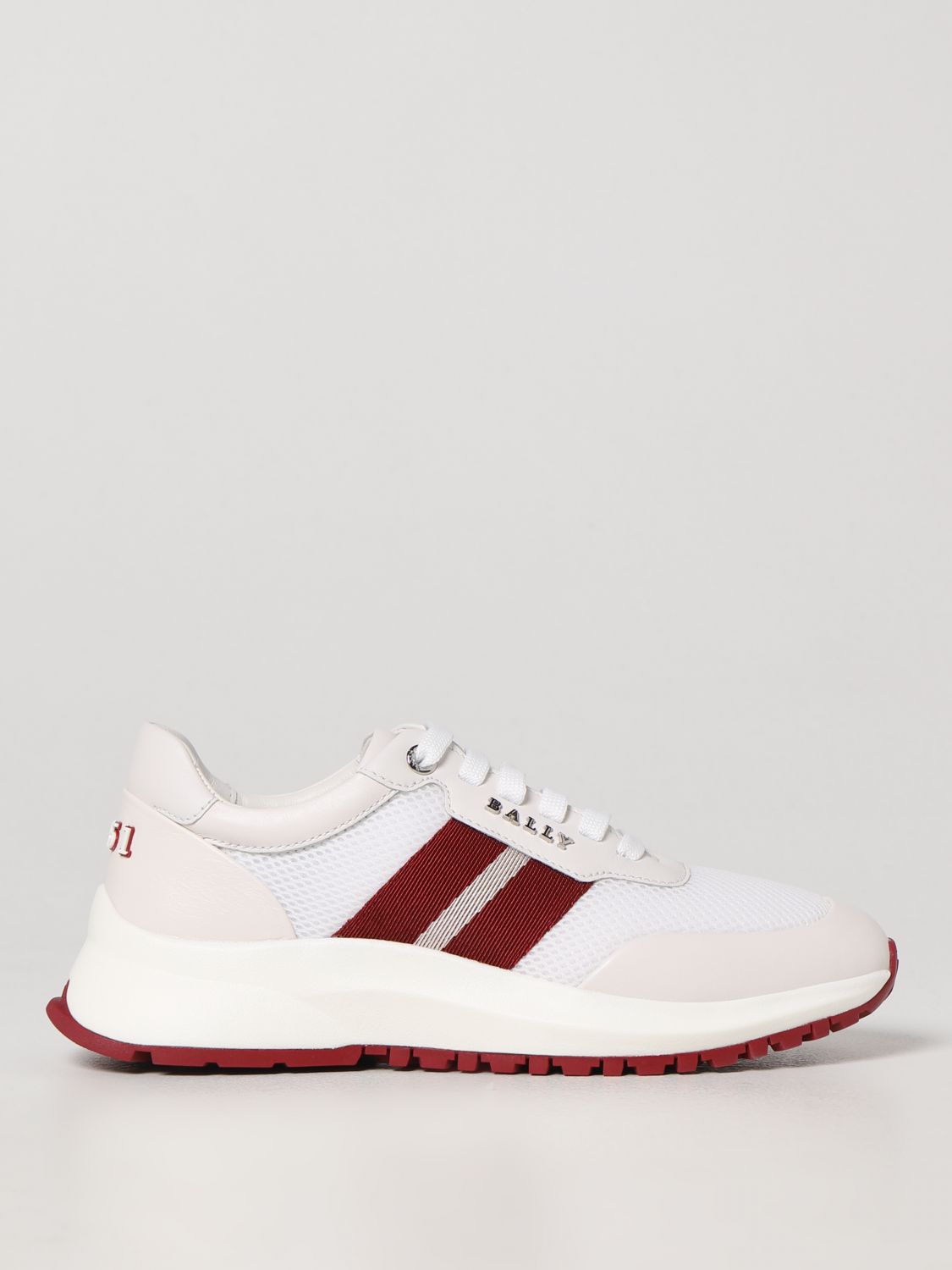 BALLY: sneakers for woman - White | Bally sneakers WK0063NY007 online ...