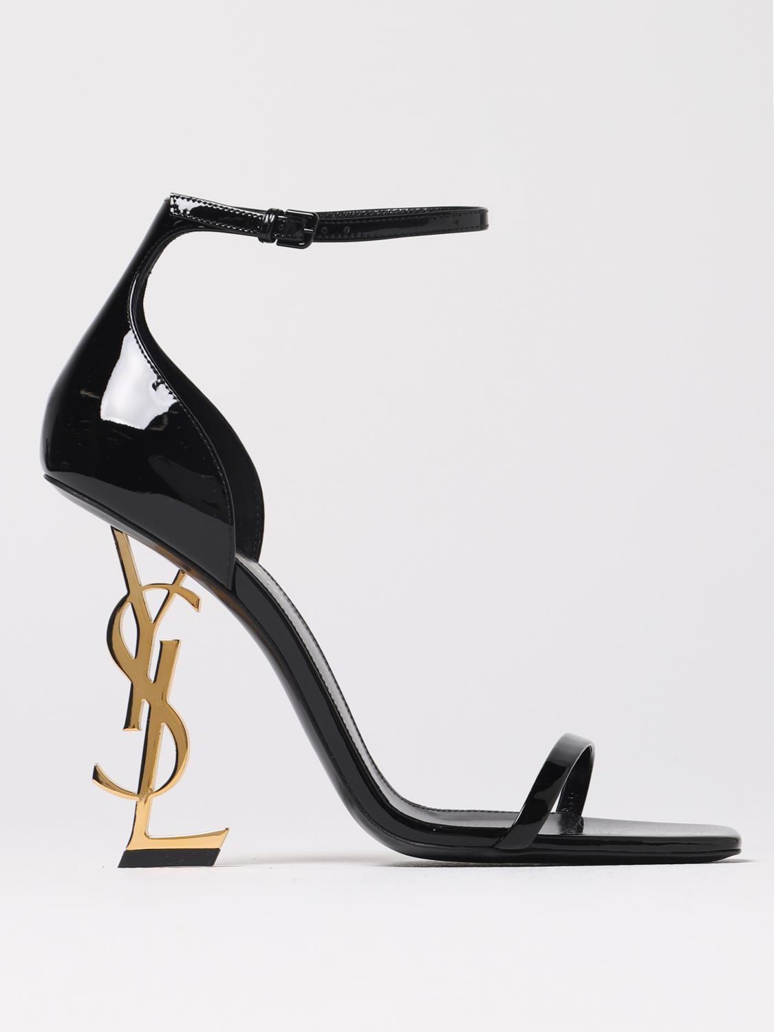 Saint Laurent Heeled Sandals Woman In Black | ModeSens