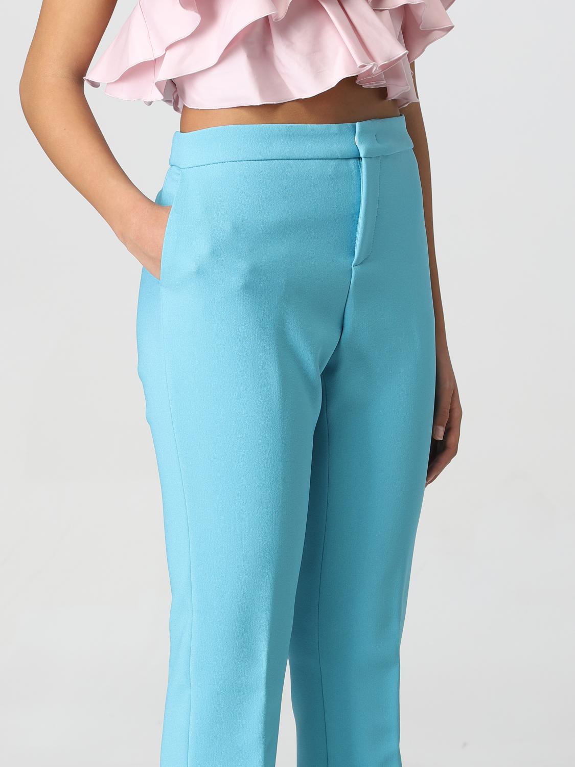 Pantalon Blumarine: Pantalon Blumarine femme bleu azur 5
