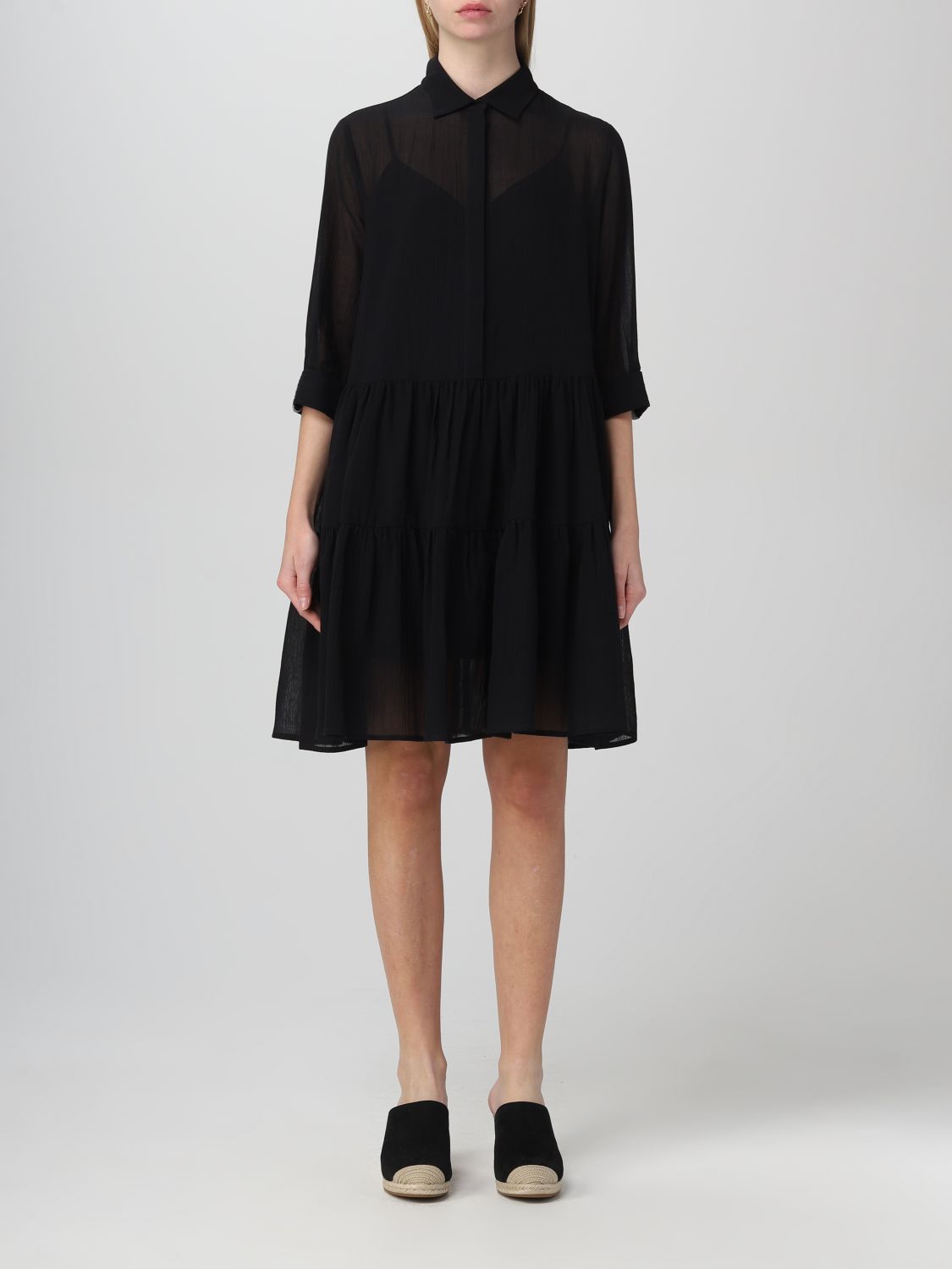 Fabiana Filippi Dress Woman Color Black | ModeSens