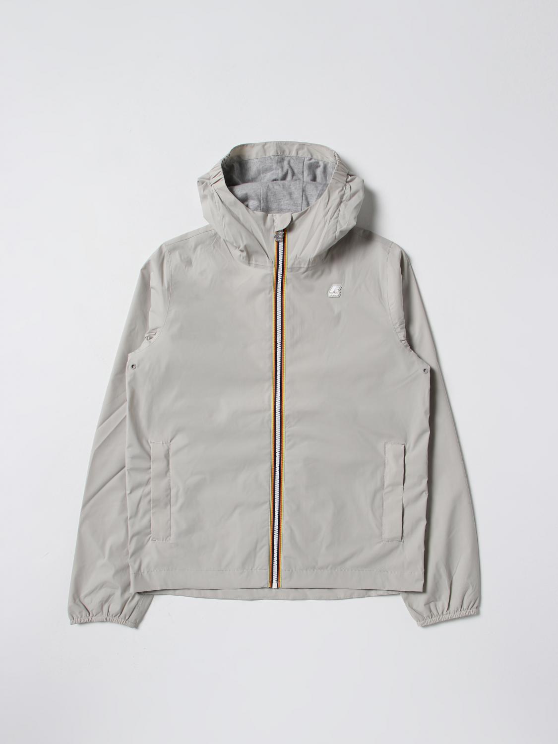 K-way Coat Kids Color Beige In Beige