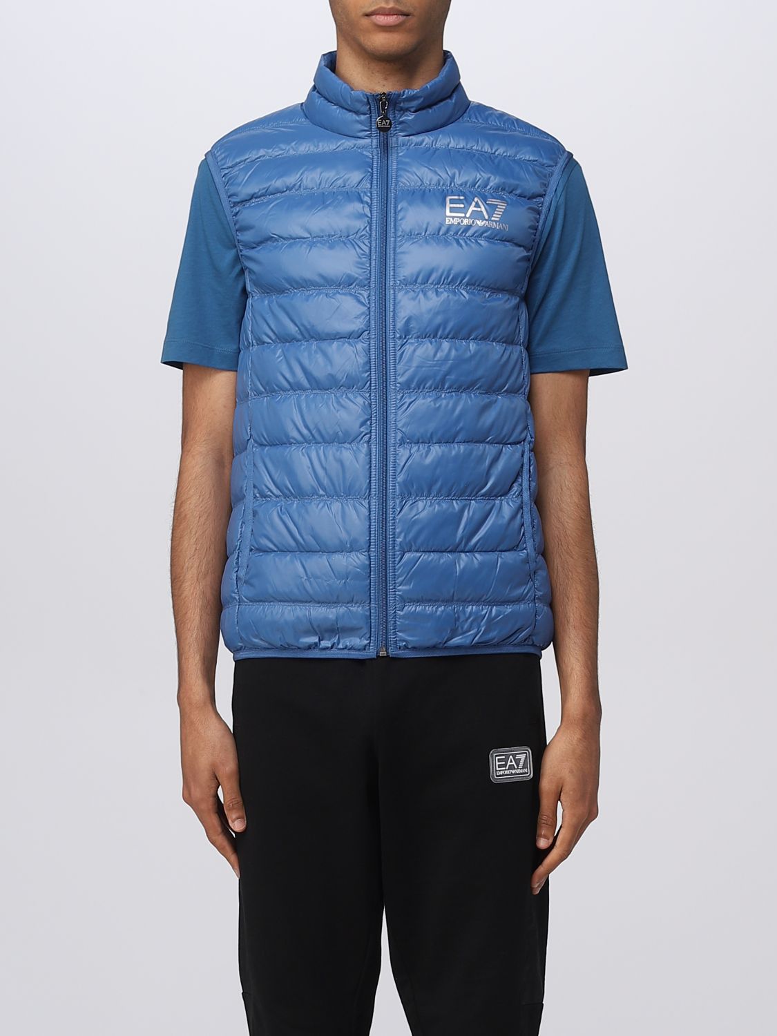 EA7: suit vest for man - Cobalt | Ea7 suit vest 8NPQ01PN29Z online on ...