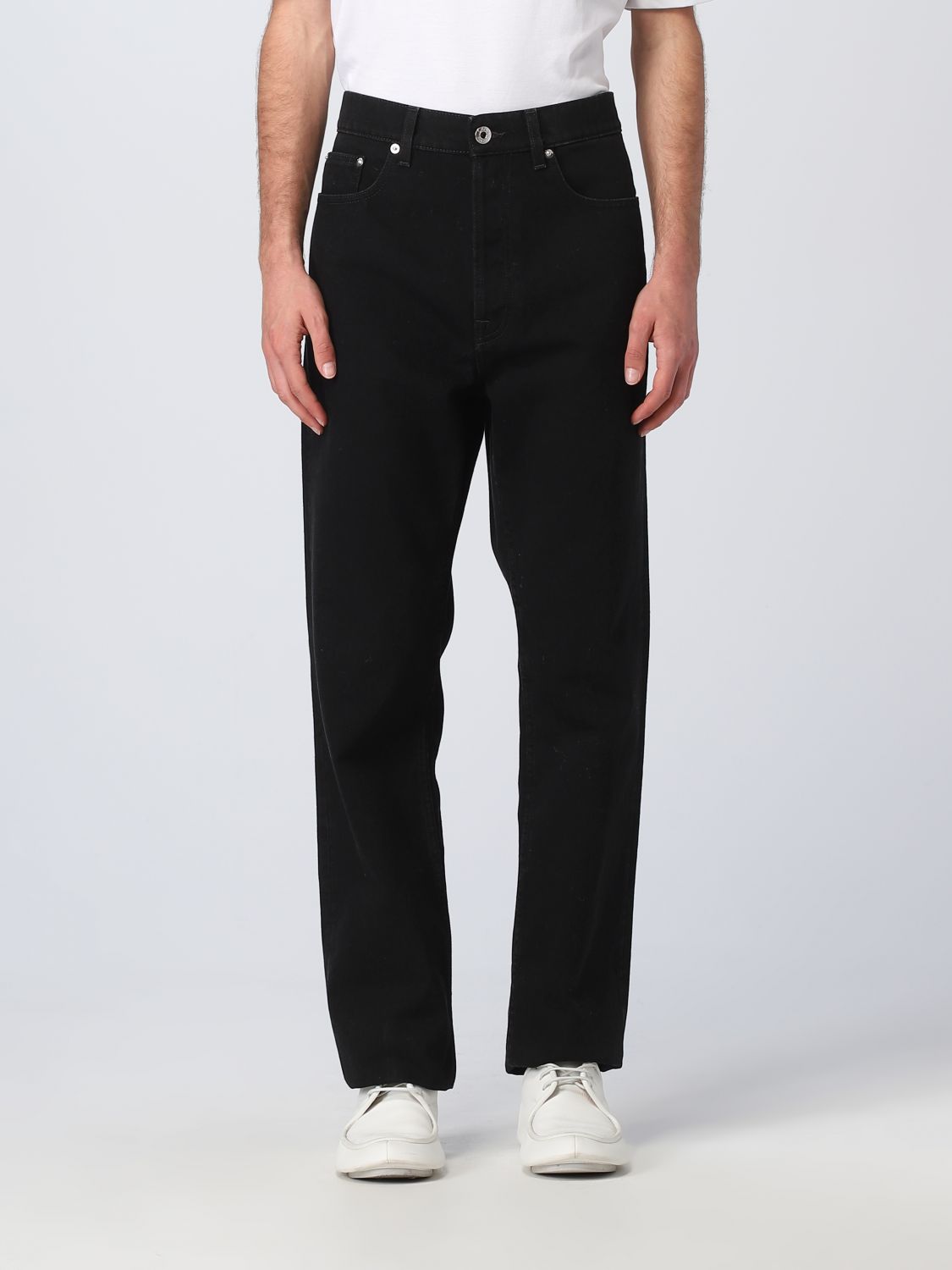 LANVIN: jeans for man - Black | Lanvin jeans RMTR0257D055P23 online on ...