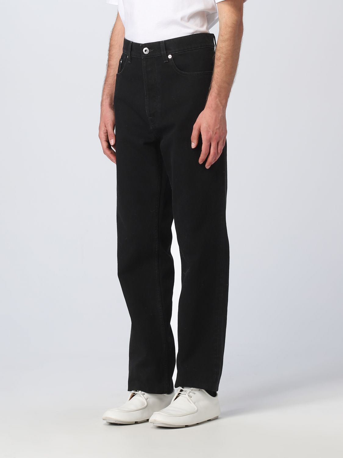 LANVIN: jeans for man - Black | Lanvin jeans RMTR0257D055P23 online on ...