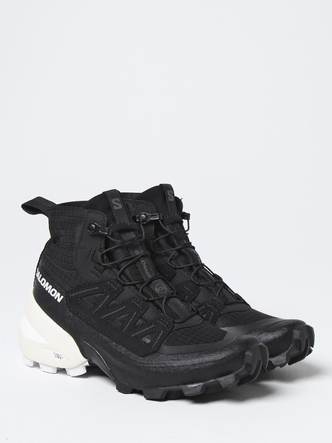 Sneakers Mm6 Maison Margiela: Sneakers Cross High Salomon x MM6 Maison Margiela in pelle e nylon nero 2