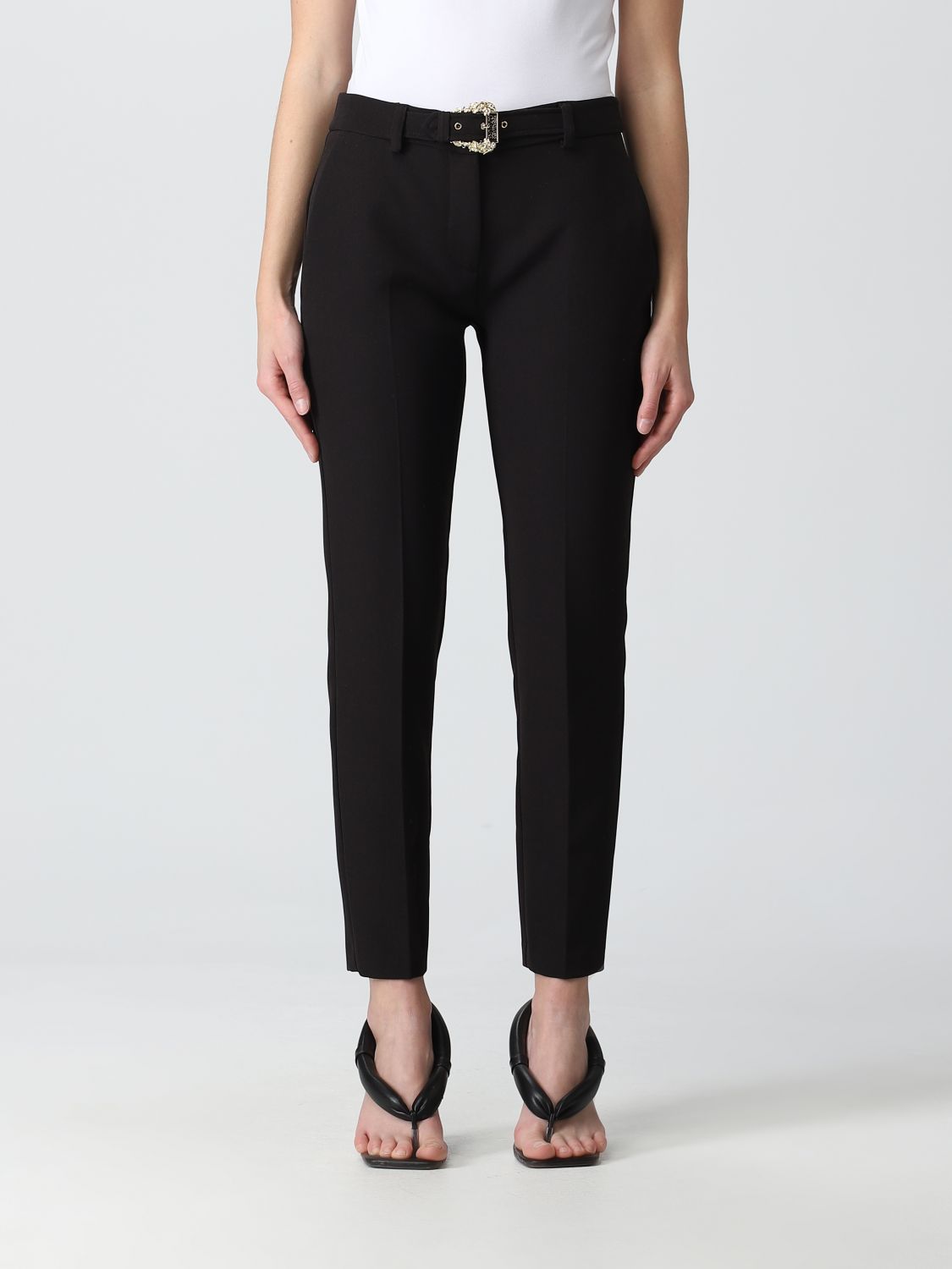 Versace Jeans Couture Pants  Woman Color Black