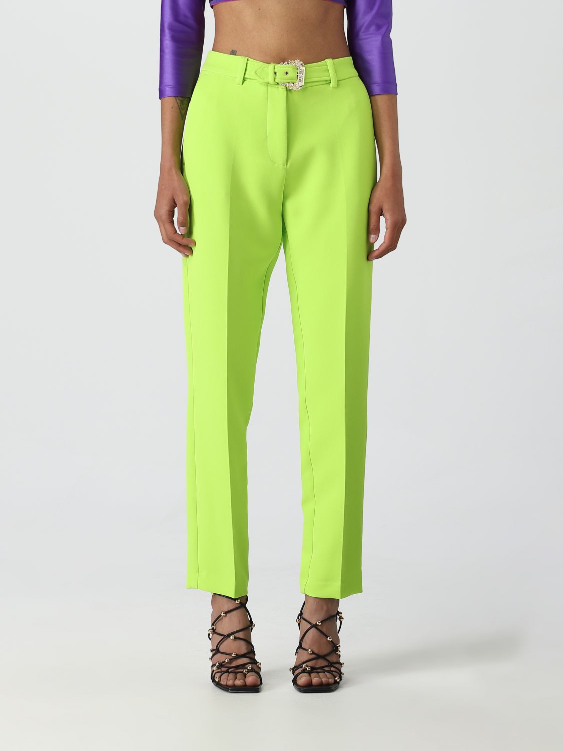 Versace Jeans Couture Pants  Woman Color Yellow