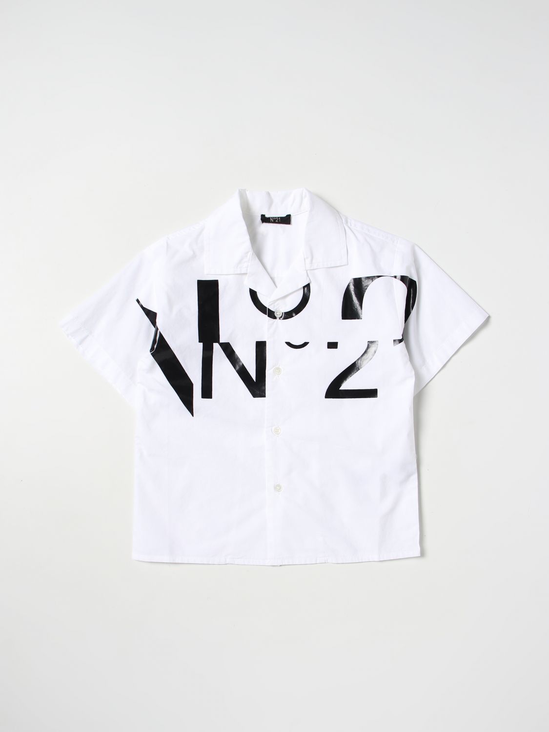 N°21 Shirt N° 21 Kids In White