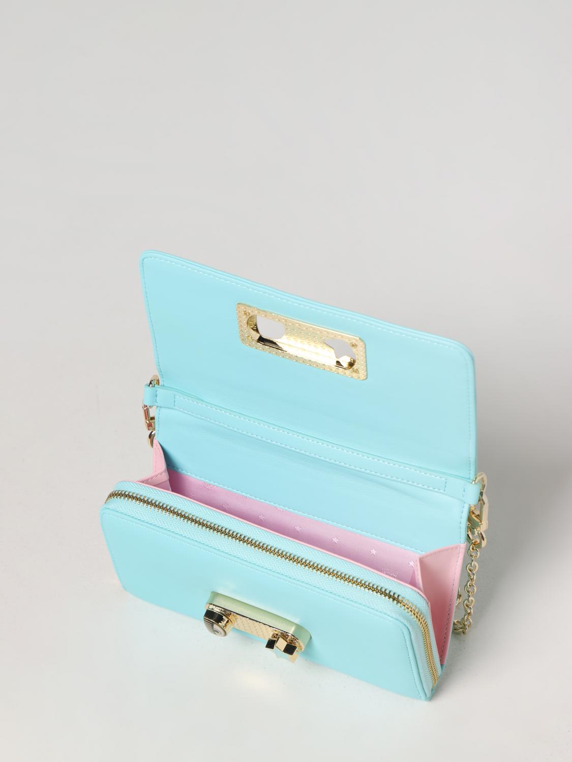 Borsa mini Chiara Ferragni: Borsa wallet Chiara Ferragni in pelle sintetica blue 2