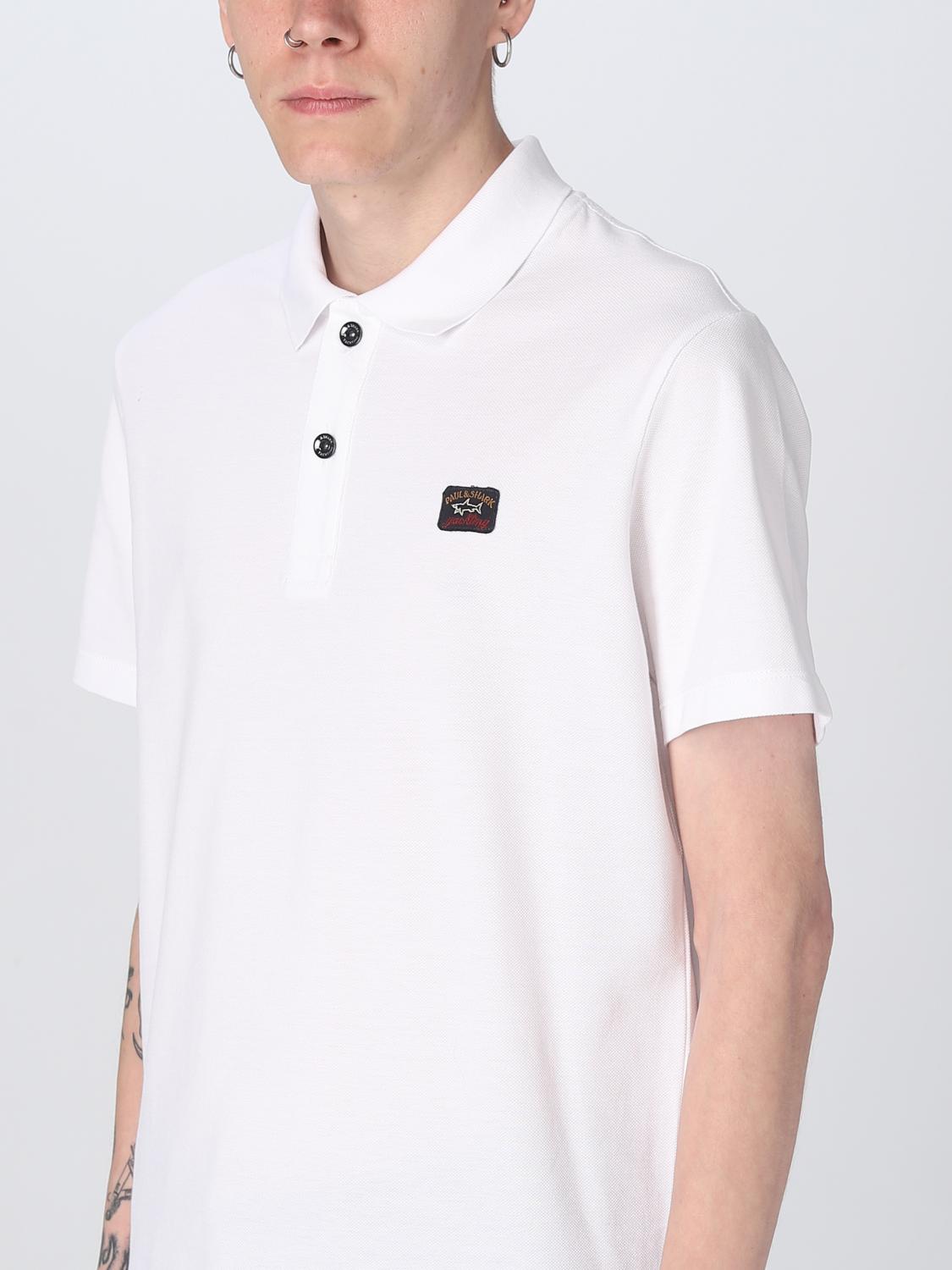 white paul and shark polo