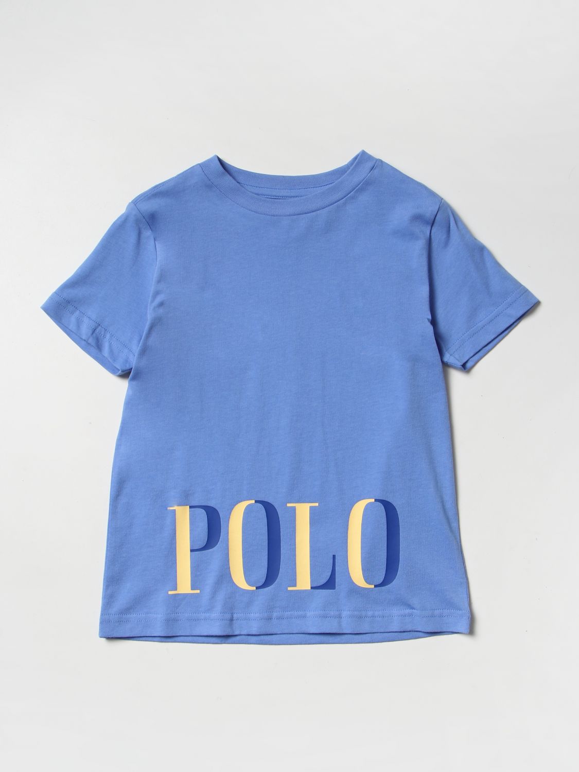 Polo Ralph Lauren Kids' T-shirt  Kinder Farbe Hellblau In Gnawed Blue