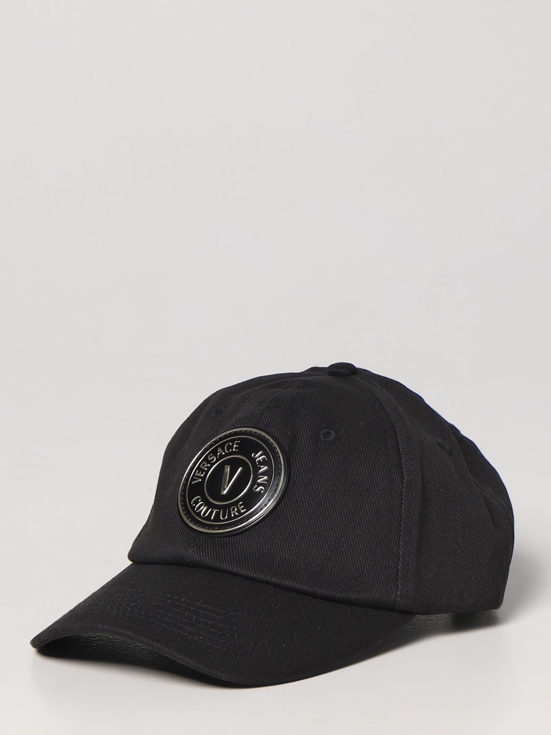 VERSACE JEANS COUTURE: hat for woman - Black | Versace Jeans Couture ...