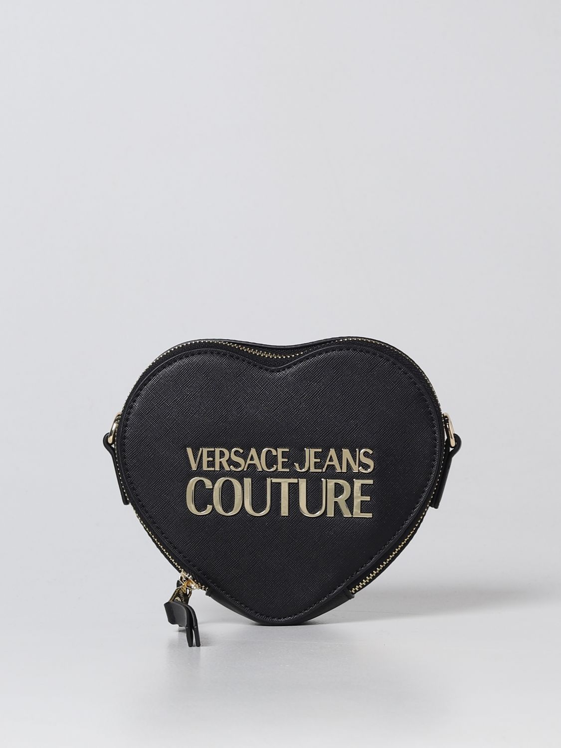 Borsa mini Versace Jeans Couture: Borsa Versace Jeans Couture in similpelle saffiano nero 1