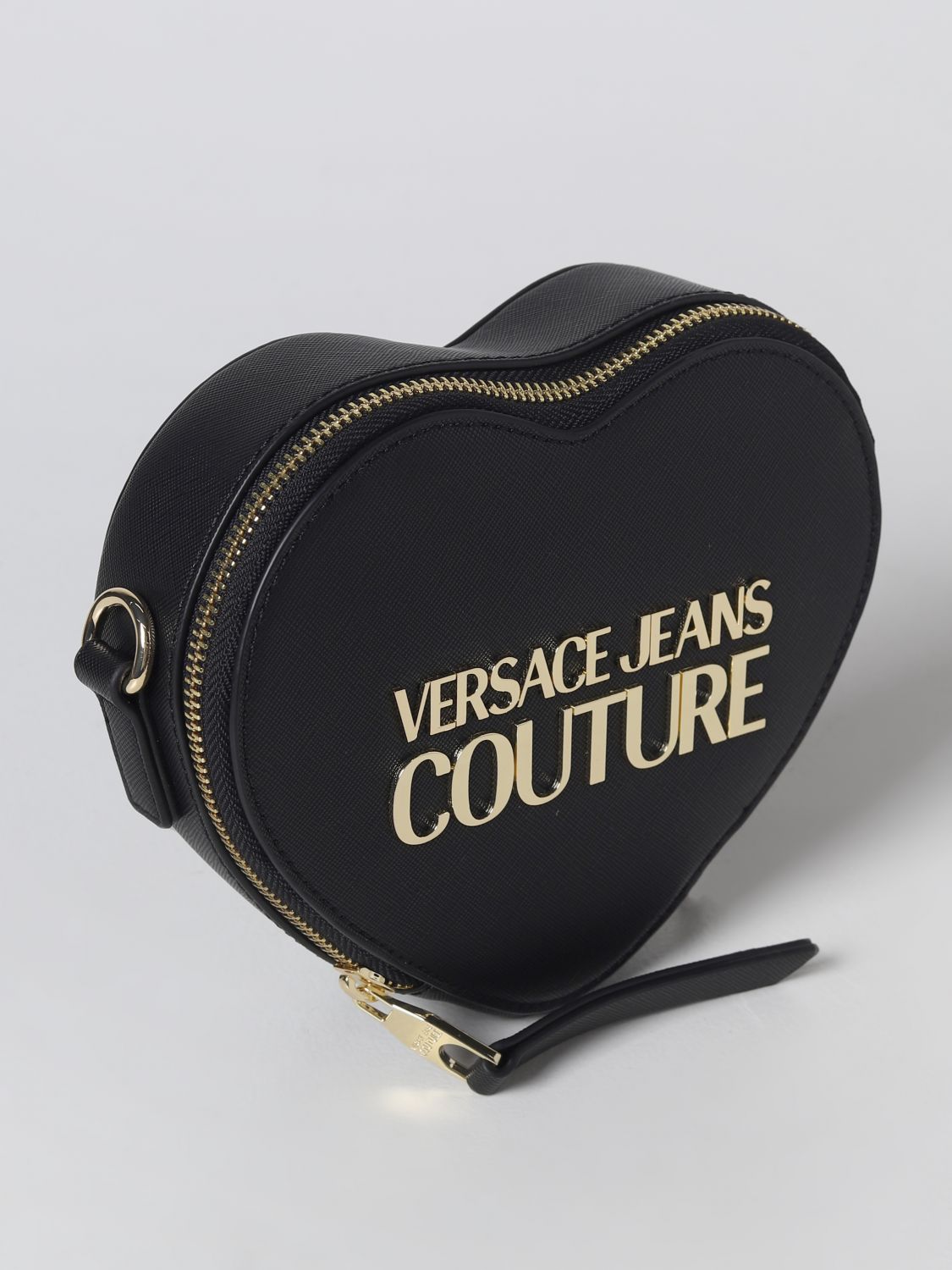 Borsa mini Versace Jeans Couture: Borsa Versace Jeans Couture in similpelle saffiano nero 3