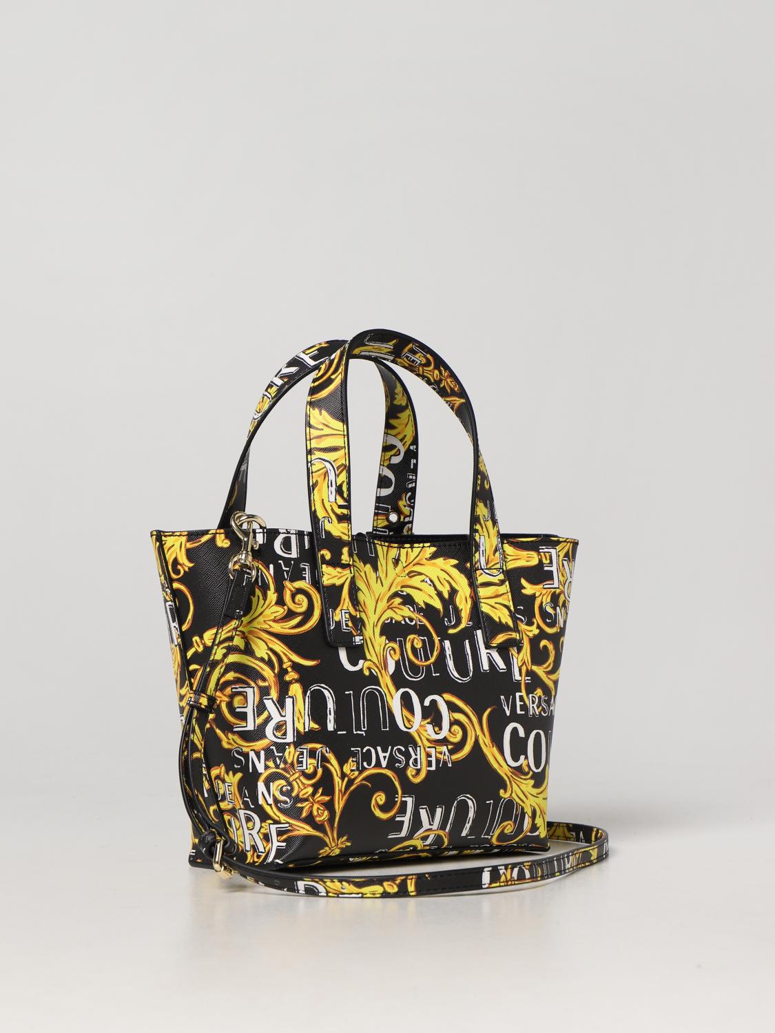Borsa mini Versace Jeans Couture: Borsa Versace Jeans Couture con stampa Baroque all over nero 2