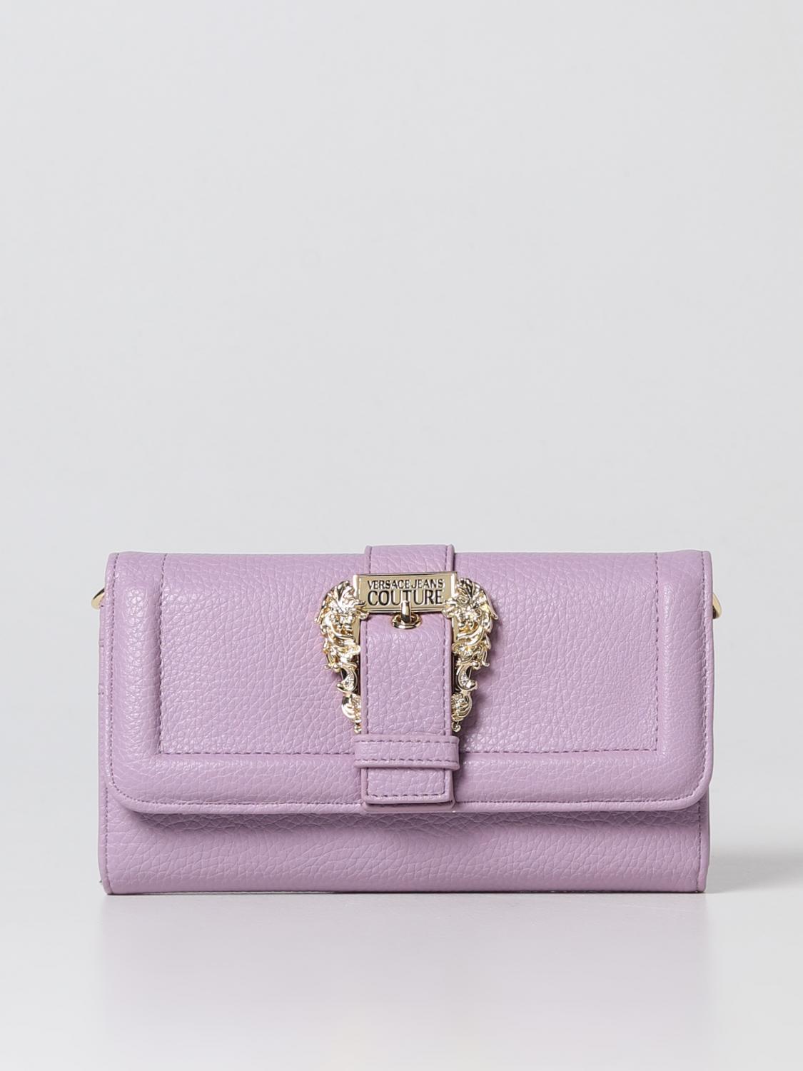 VERSACE JEANS COUTURE mini bag for woman Lilac Versace Jeans