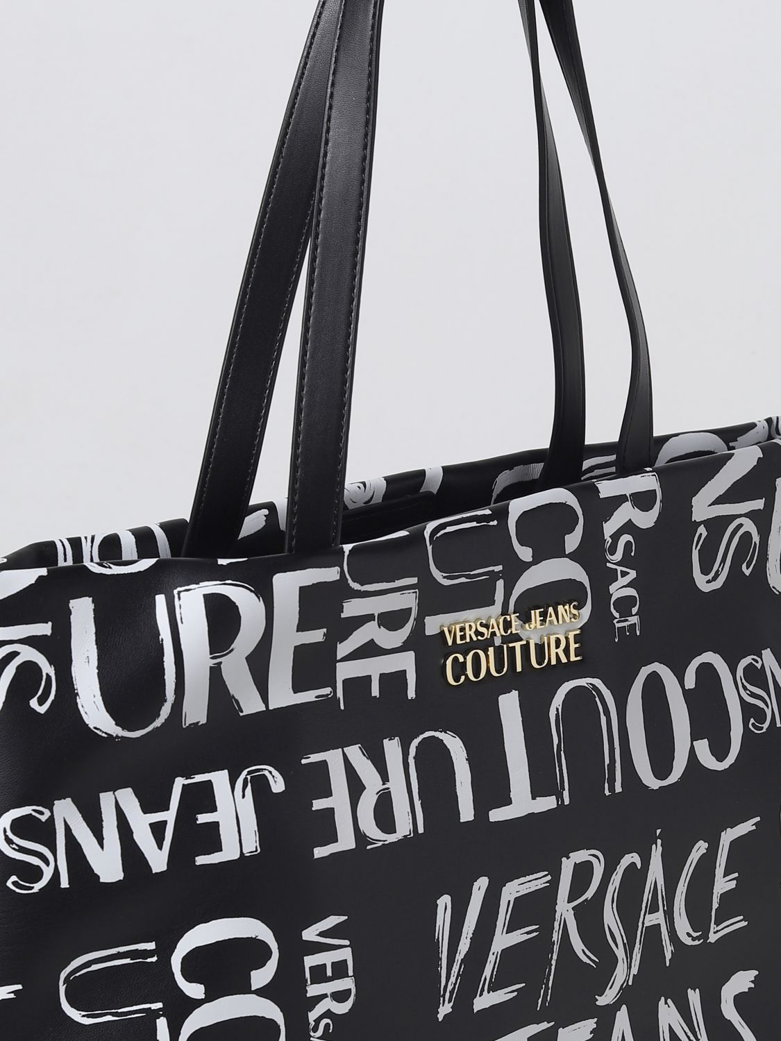 Versace Jeans Couture logo tote bag