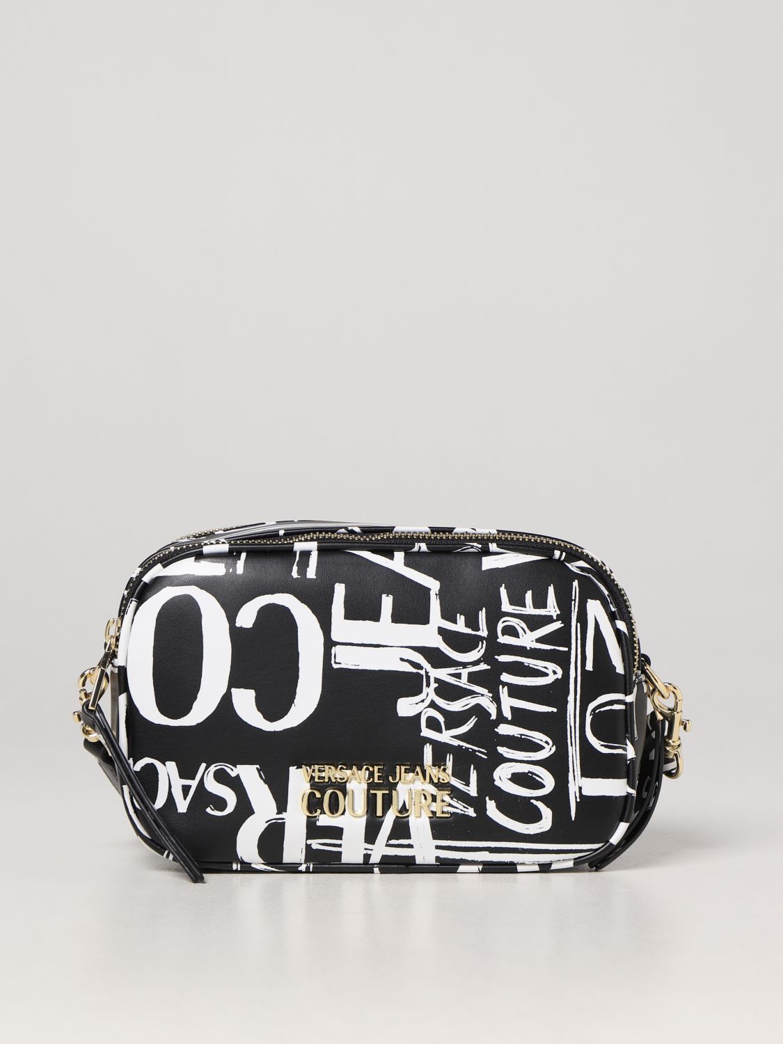 Versace Jeans Couture bag in synthetic leather with printed logo