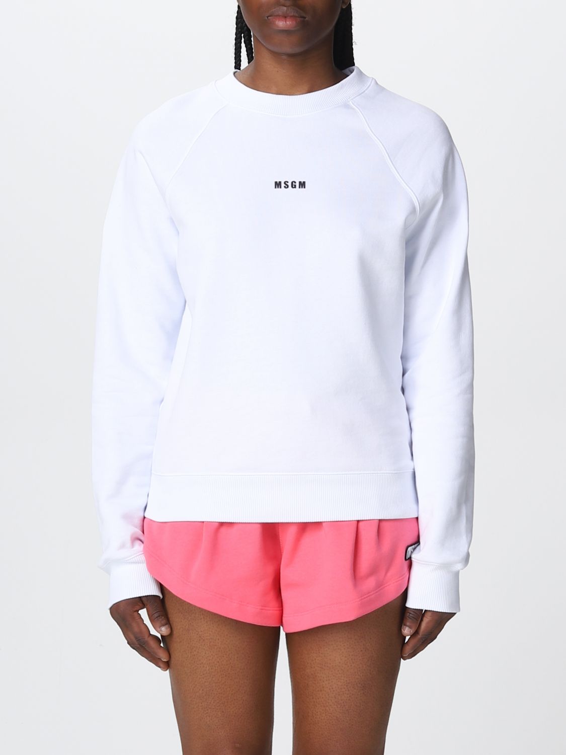 Msgm Sweatshirt  Woman Color White