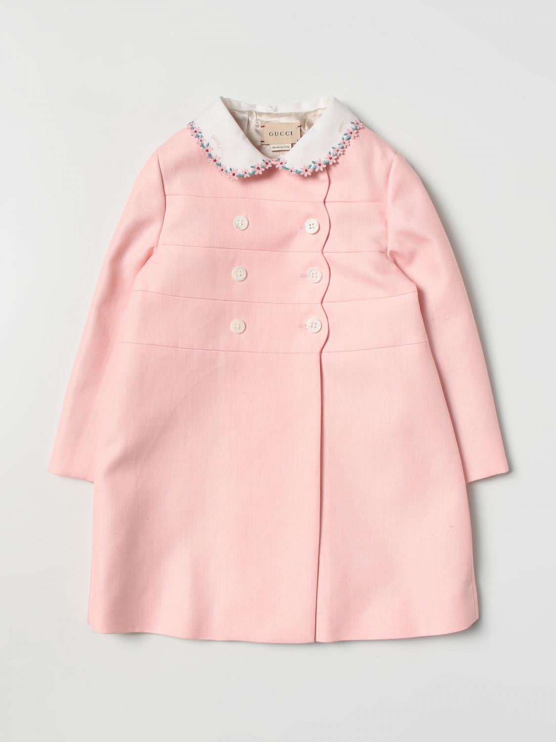 GUCCI: jacket for baby - Pink | Gucci jacket 717003ZALI5 online on  