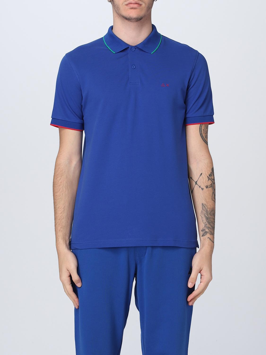 Sun 68 Polo Shirt  Men Color Blue 1