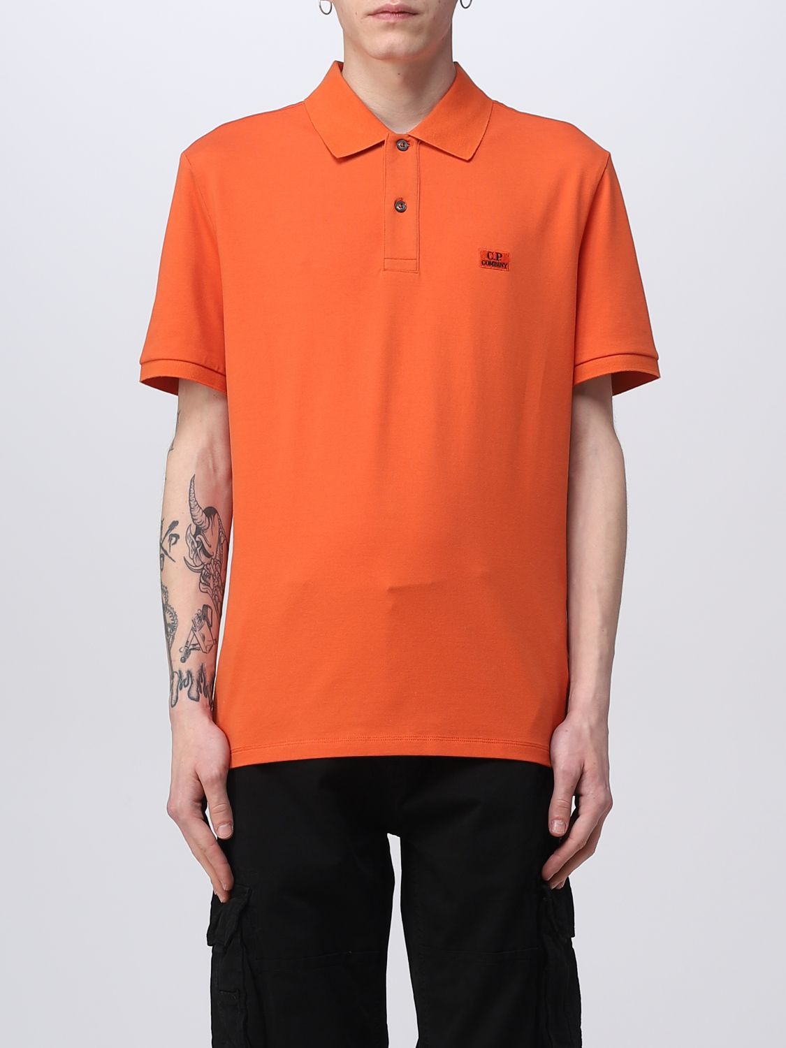 C.p. Company Polo Shirt  Men Color Orange