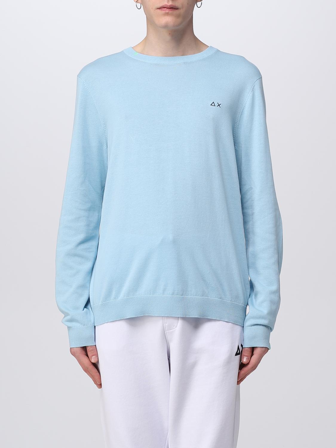 Sun 68 Sweater  Men Color Sky Blue