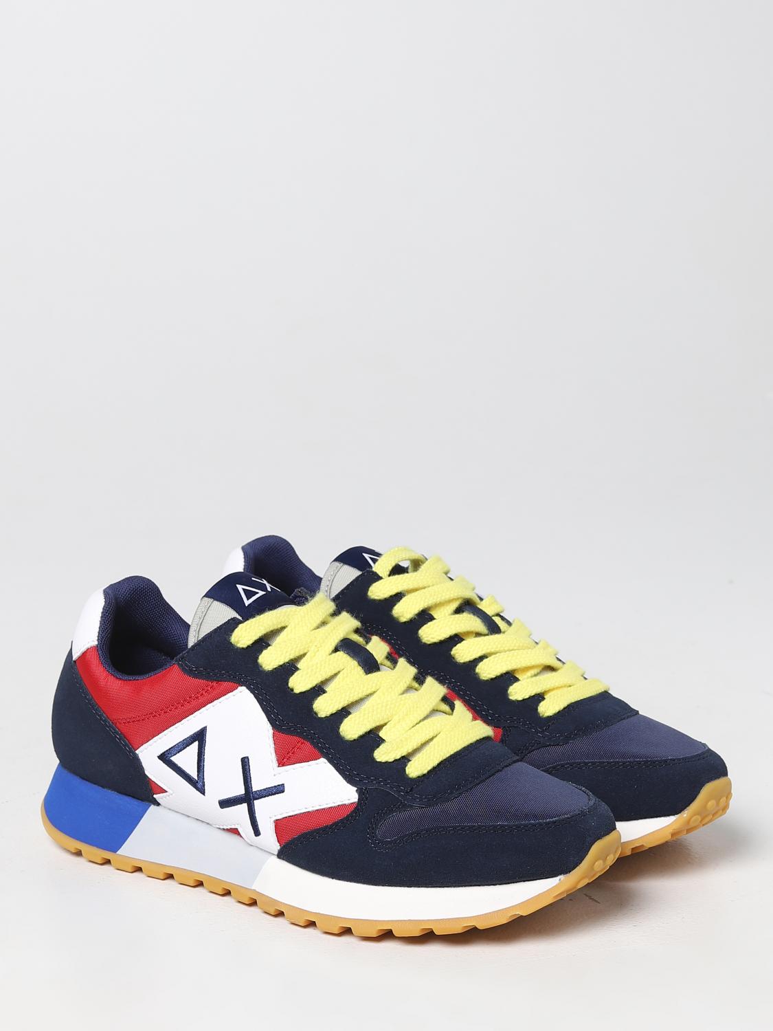 SUN 68: sneakers for man - Blue 1 | Sun 68 sneakers Z33112 online on ...