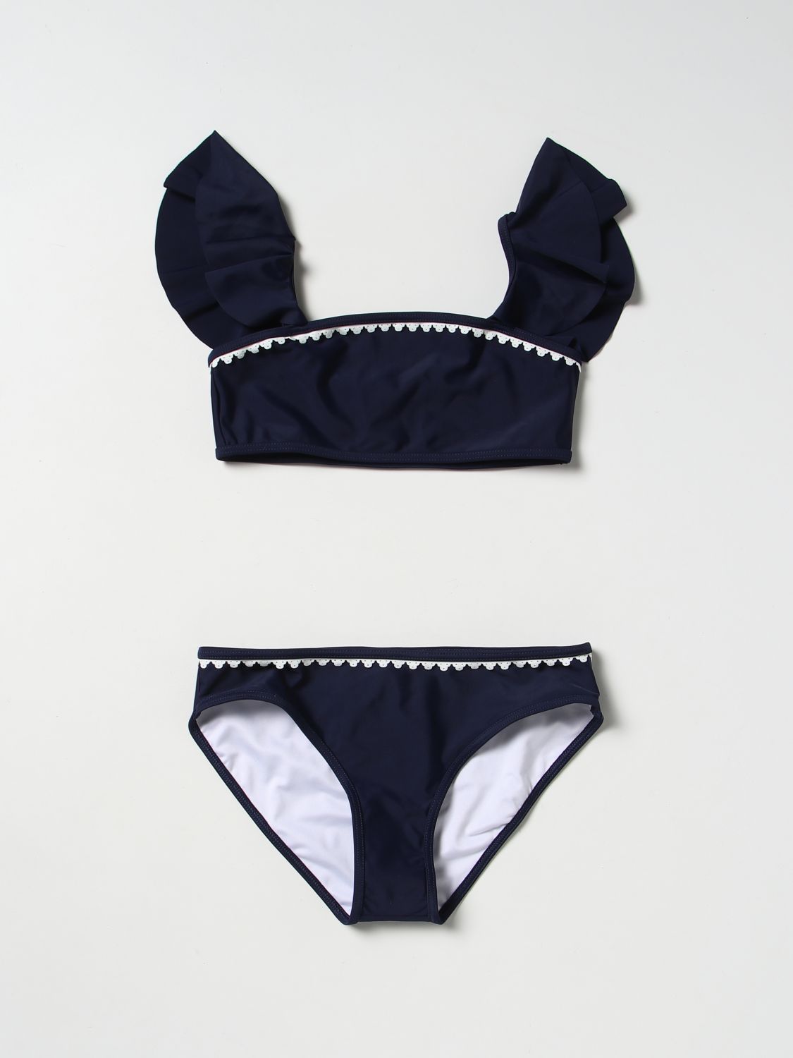 ChloÉ Swimsuit For Girls Blue Chloé Swimsuit C17113 Online On Giglio