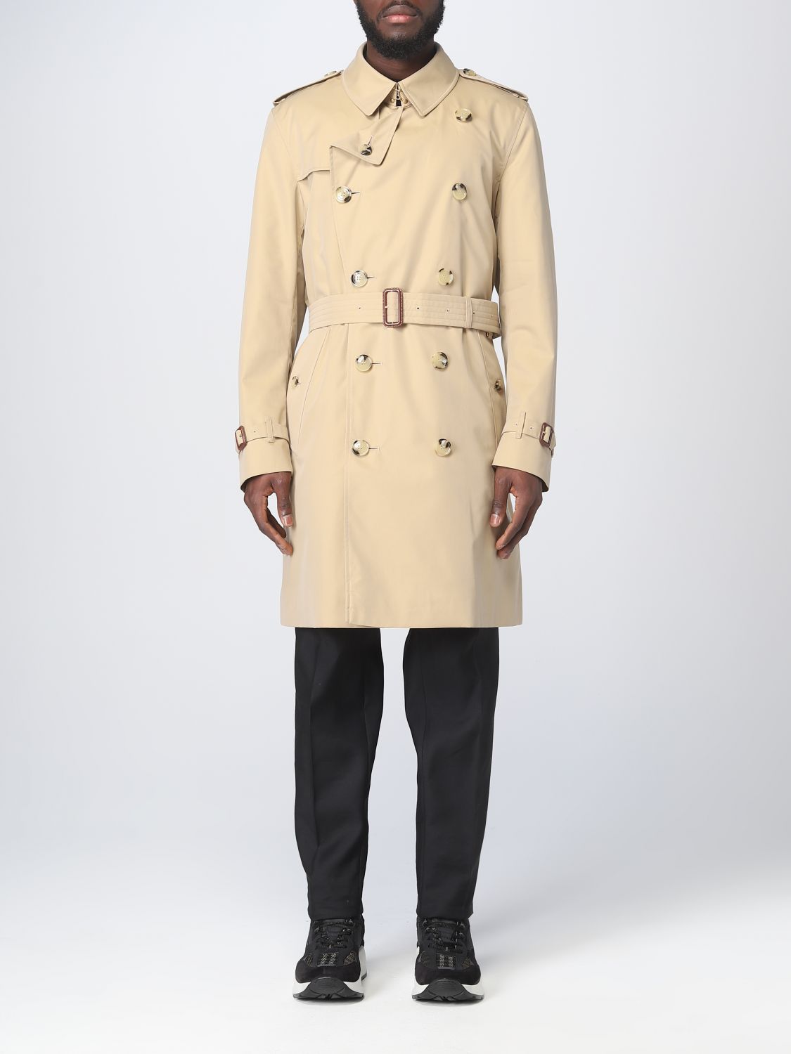 BURBERRY: trench coat for man - Beige | Burberry trench coat 8045859 online  on 