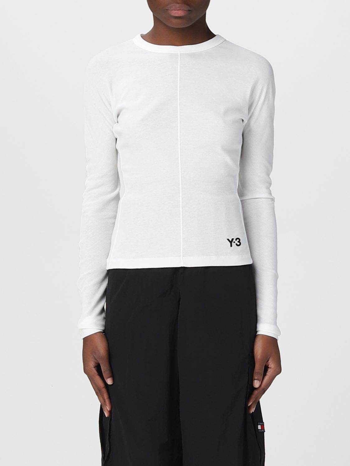 Y-3: t-shirt for woman - White | Y-3 t-shirt HY1402 online on GIGLIO.COM