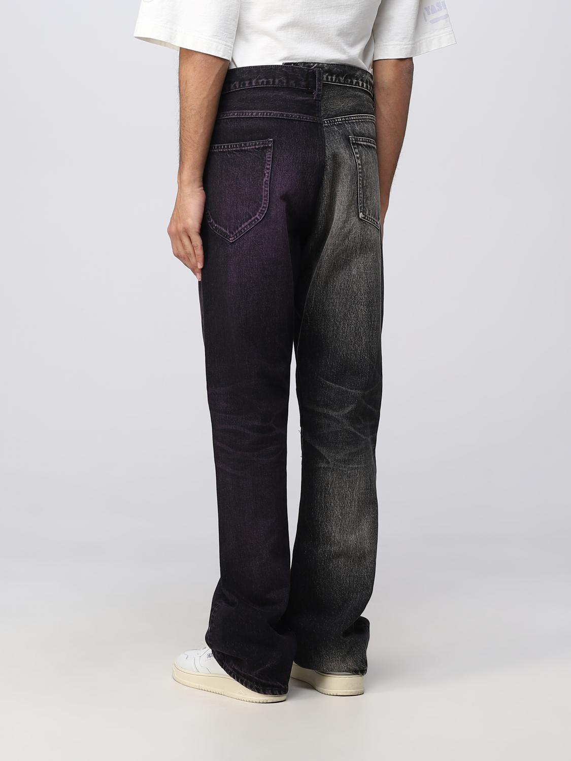 MAISON MIHARA YASUHIRO: jeans for man - Black | Maison Mihara Yasuhiro ...