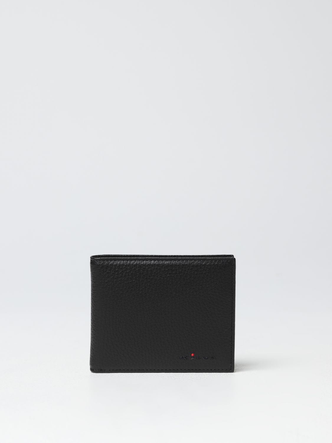Kiton Logo Wallet In Black