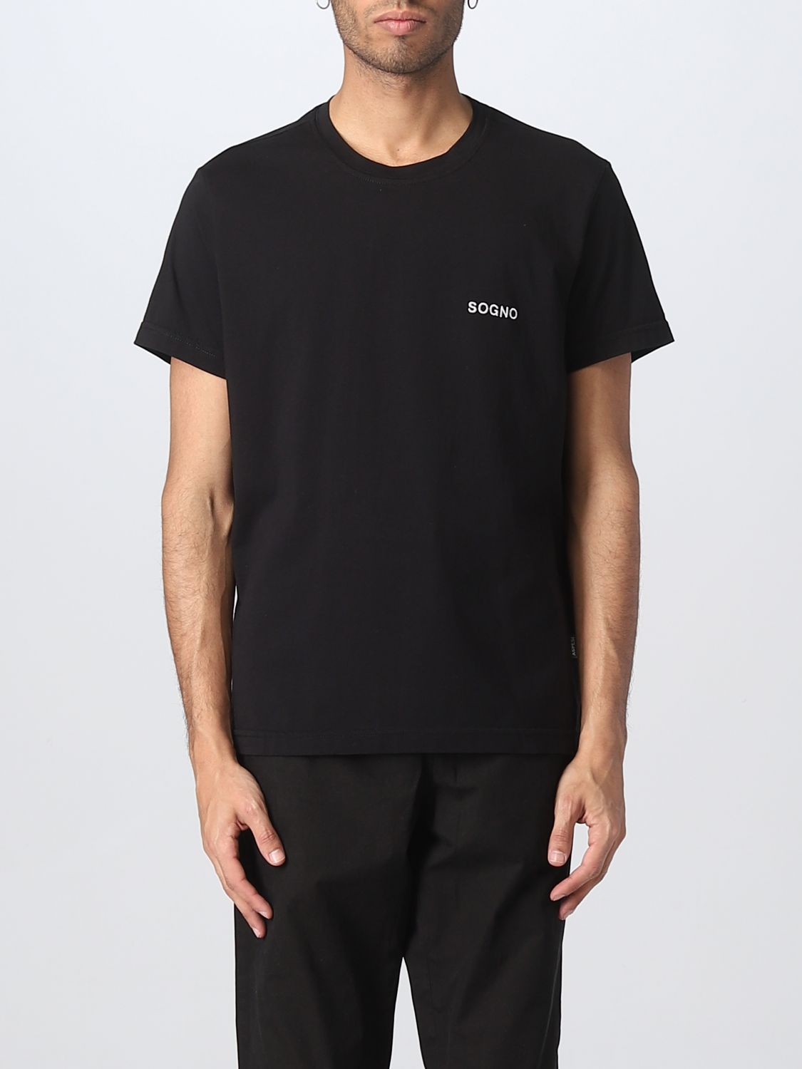 Shop Aspesi T-shirt  Men Color Black