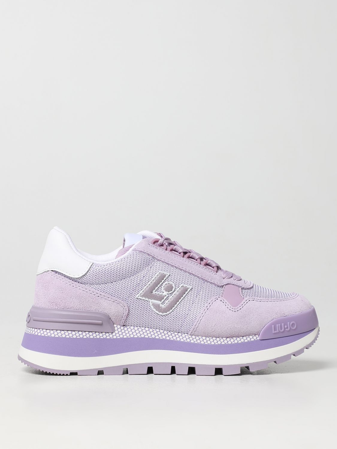 LIU JO: sneakers for woman - Lilac | Liu Jo sneakers BA3119PX027 online ...